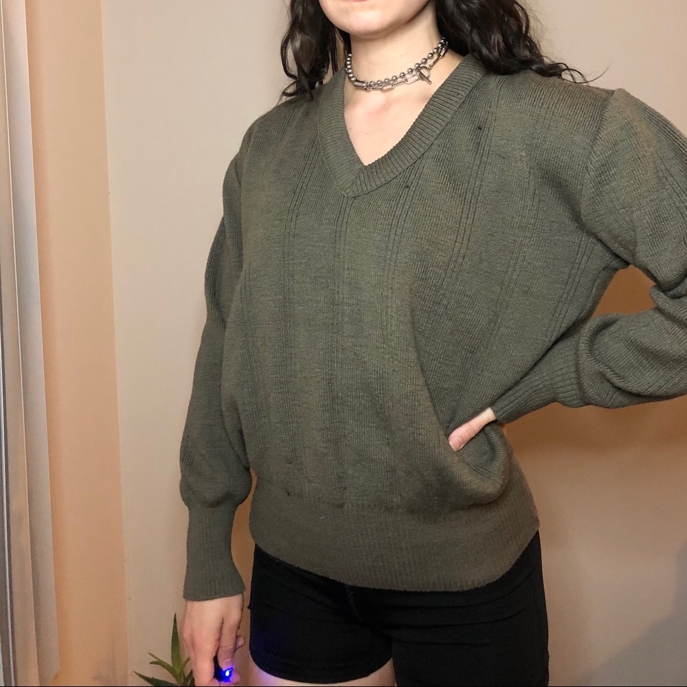 army surplus wool sweater